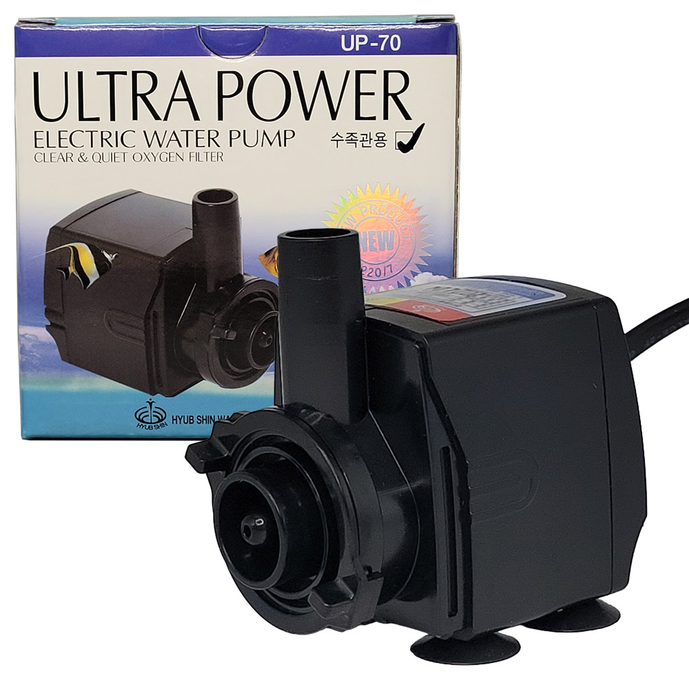협신 수중 모터 7W UP70 전기펌프 어항 수족관 분수 펌프 출수량 6L/min 물멍법인몰수족관제품 7,550원