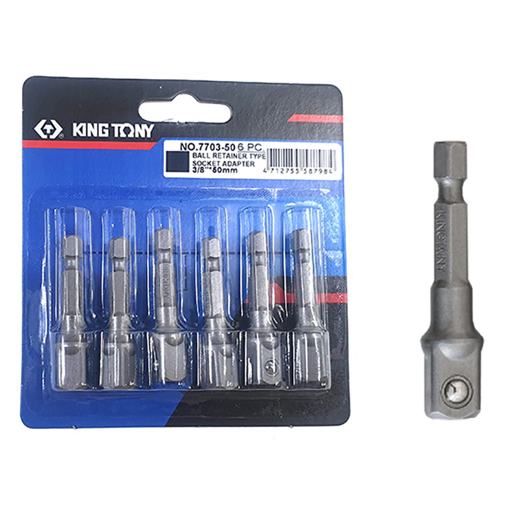 킹토니 복스어댑터  3/8 소켓 어댑터 비트 복스연결대 6p 10,560원