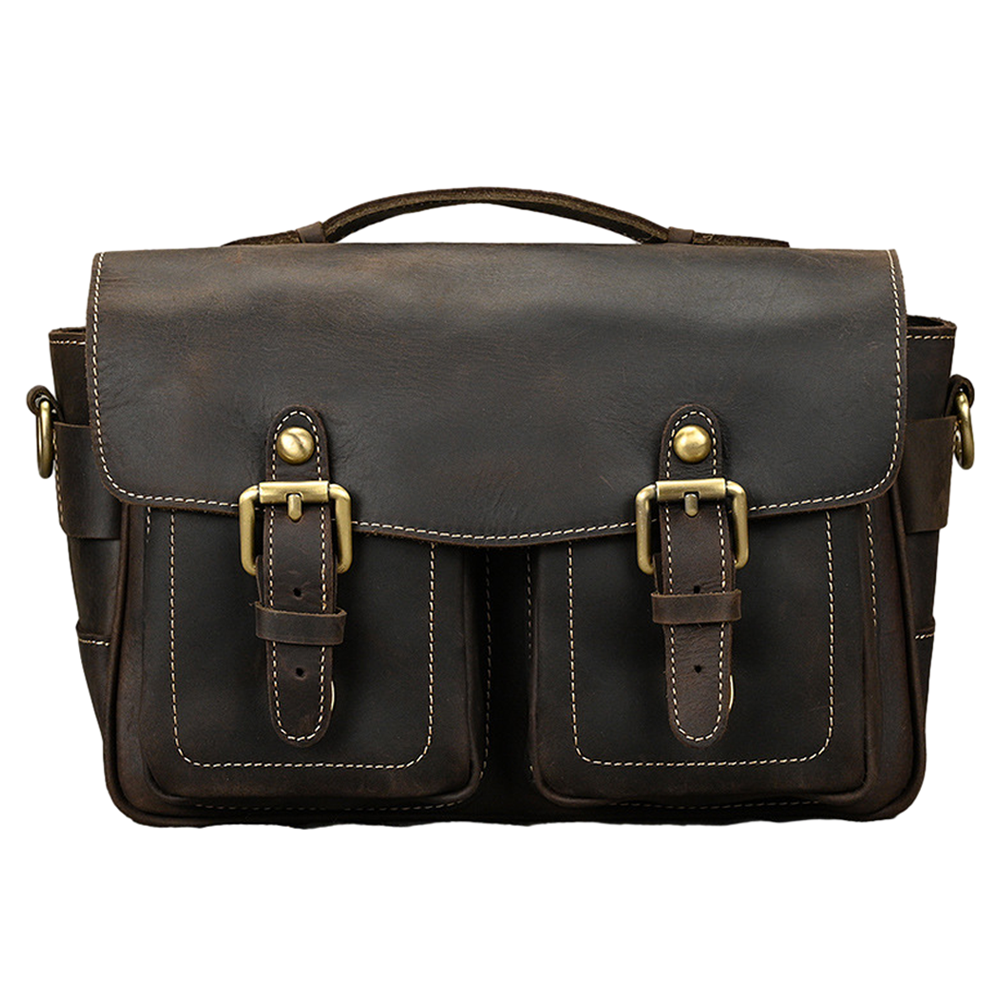 델리리움 레트로 가죽 크로스 고급 카메라 숄더백, 현재가 228,590원