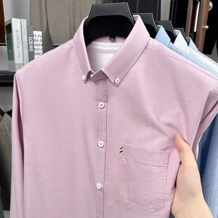 J nd O남성 봄 가을 퓨어컬러 캐주얼 긴팔 셔츠 39,800원