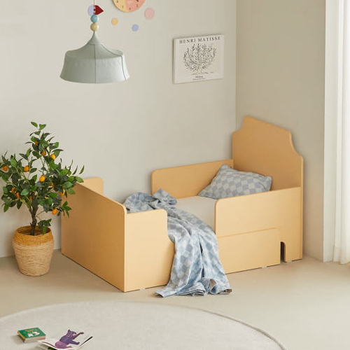 꼬모엘 길이조절 키즈 어린이침대 E0, 핑크 침대 + 3BLOCK 매트리스 398,900원