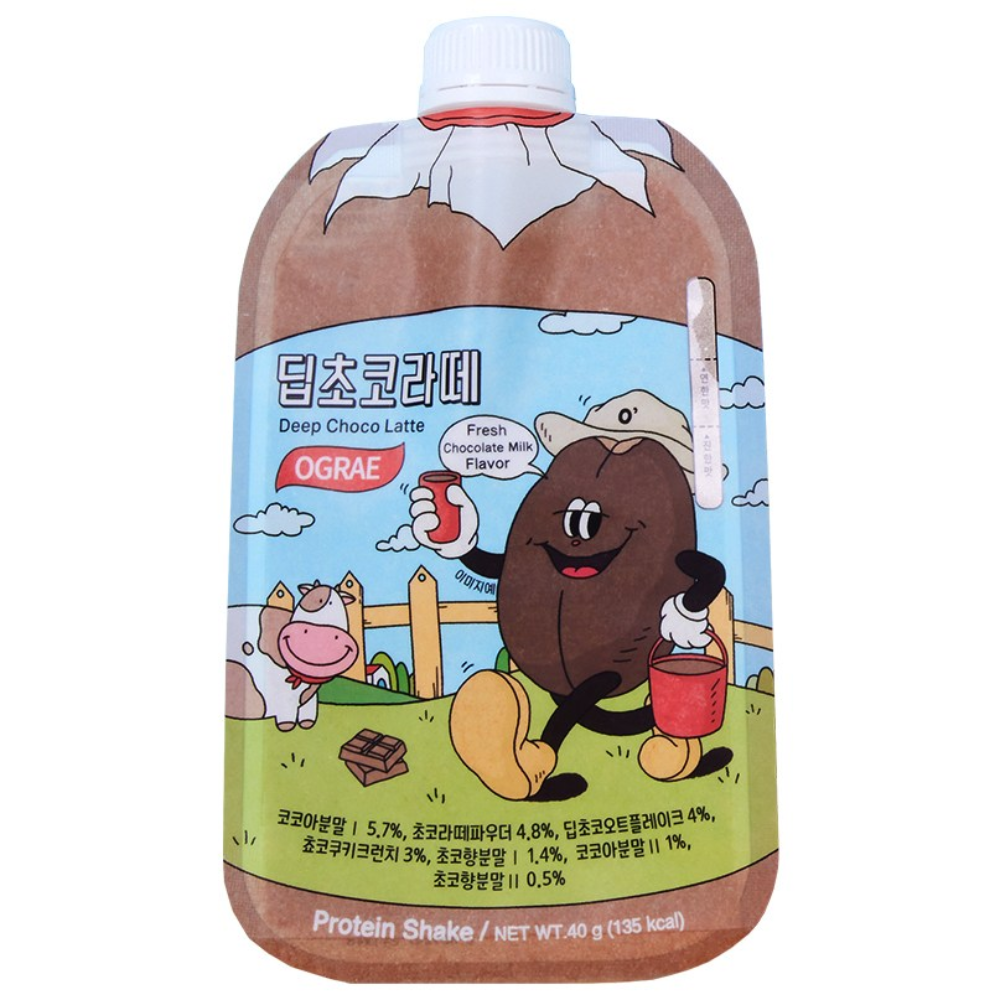 오그래 저당 저칼로리 딥초코라떼맛 WPI ISP 혼합 산양유 단백질 쉐이크 10,860원