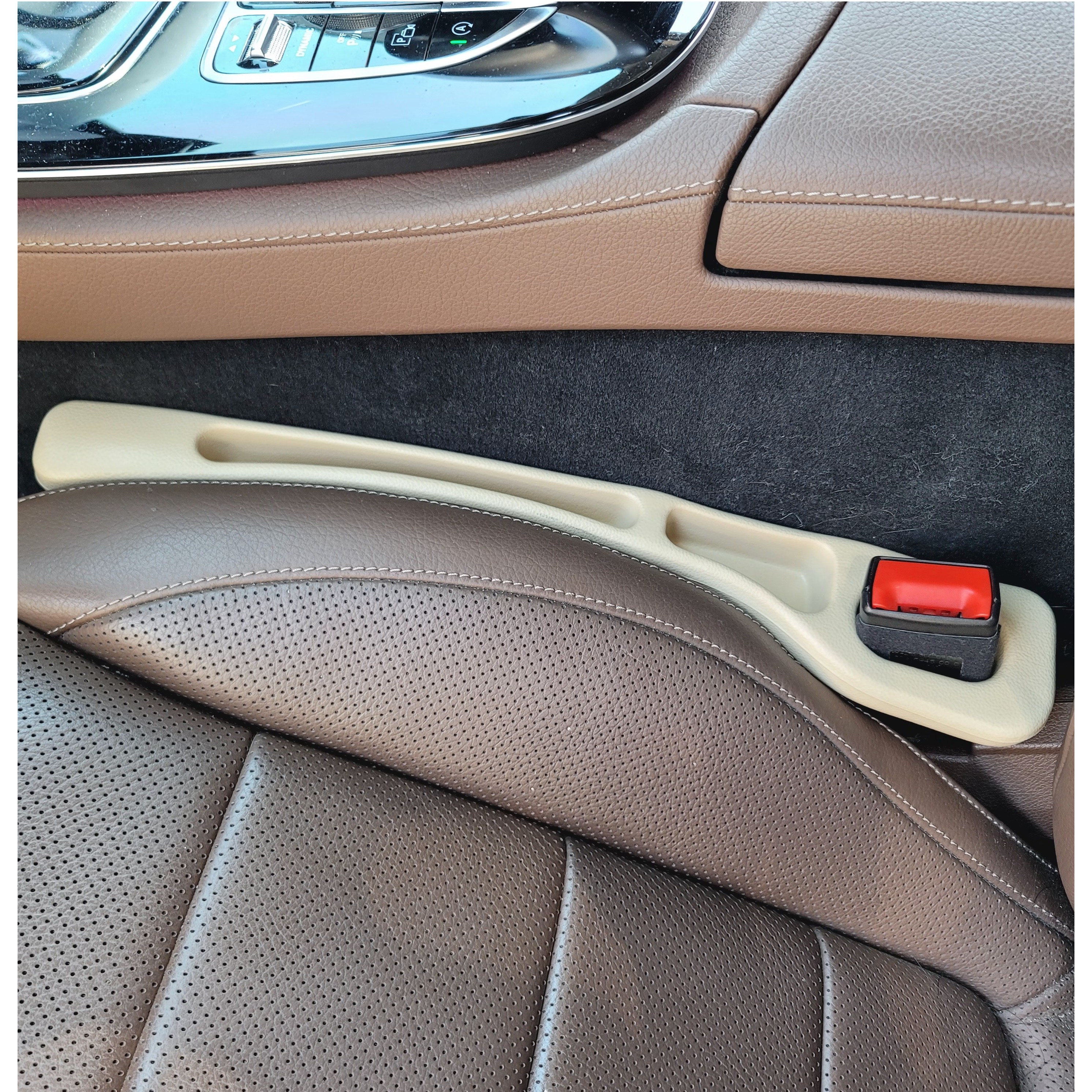 콘티 차량 시트 틈새막이 수납 빠짐방지 사이드쿠션, 1세트, 모던 아이보리 6,800원