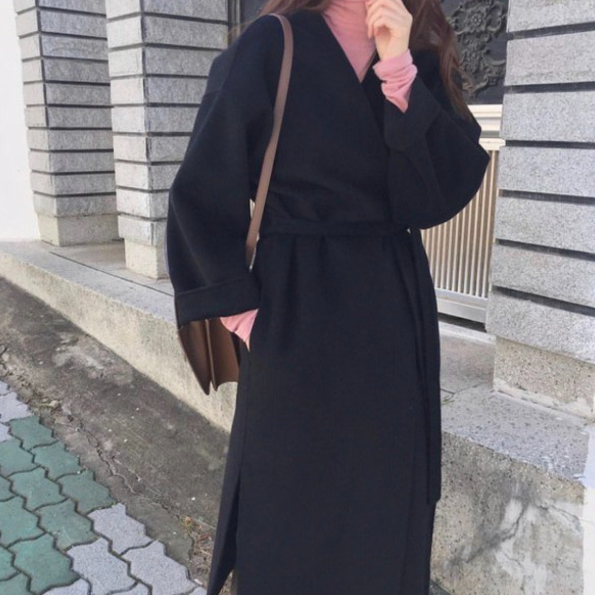 [자체제작] 루어스룸 헤밍웨이 노카라 로브 벨트 루즈핏 핸드메이드 가디건 코트(2color) 79,860원