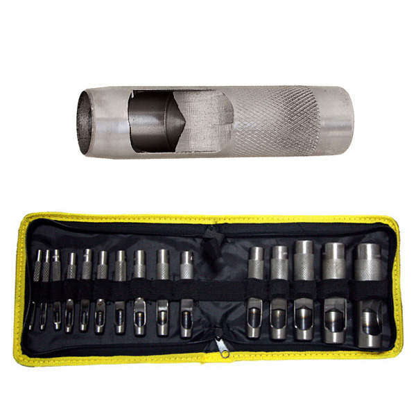 스마토 환펀치 세트 15PCS 3~25mm 홀펀치 셋트 펀칭기 가죽 구멍 펀치 27,450원