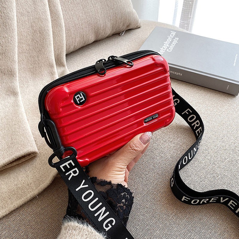 굿프랩 미니 하드 캐리어 다용도 파우치 크로스백 13,100원