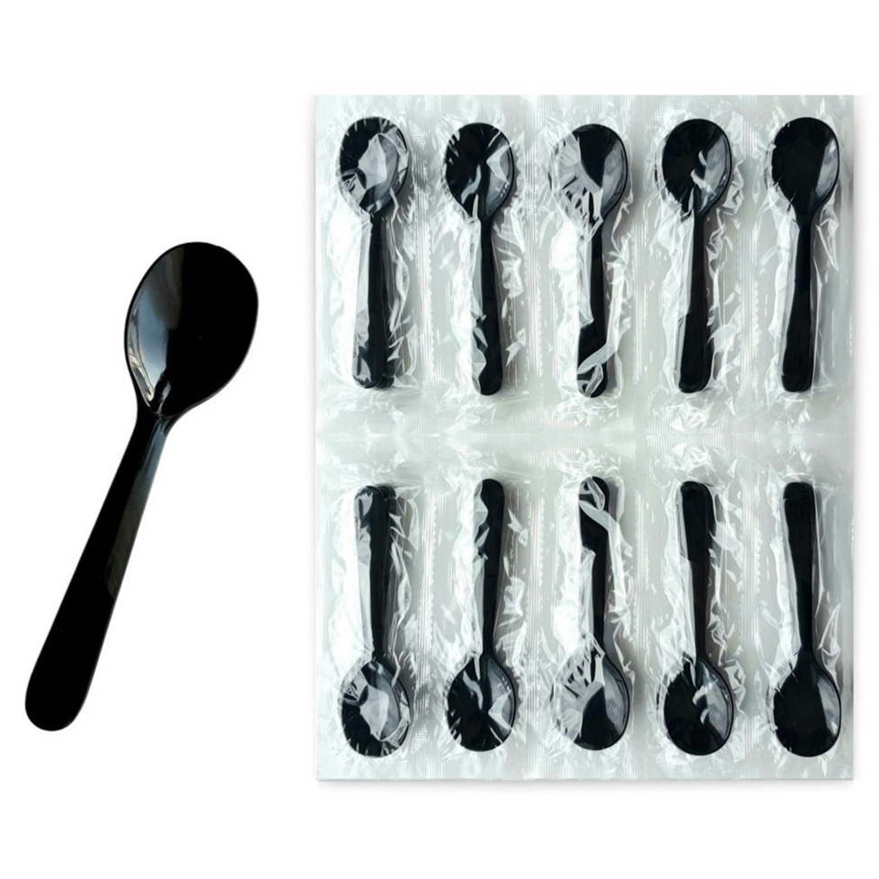 생활을그리다 미니미니 스푼 블랙 8.5cm, 1개입, 100개 4,450원