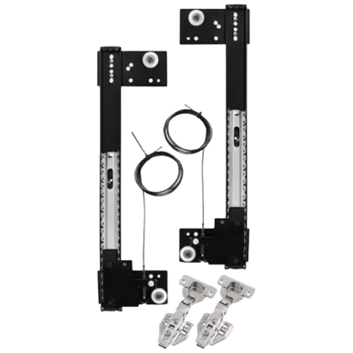 [E-DG009] 에블럼 히든 플리퍼 슬라이딩 도어 레일 가구 하드웨어 롱 14inch 포켓 도어, 1개, 14inch 78,500원