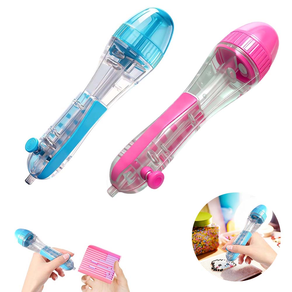 루베이 미니 비즈 전용 펜 원클릭 정밀 배치 투명 잔량표시 제작능률향상 십자수/다이아몬드화/수공예, 푸른 색, 1개 9,900원