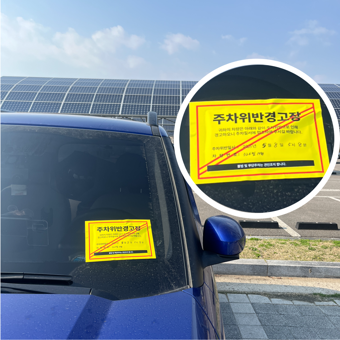 과태료 이벤트 서프라이즈 반전 주차딱지 어버이날 현금 선물 주차위반 스티커 부모님 생신 남편 부인 생일 5,500원