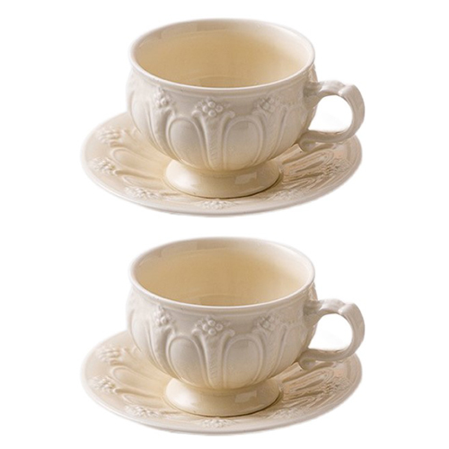 Lepei 유러피언 팰리스 애프터눈 티 레트로풍 커피잔 + 받침 세트 LP004 21,510원