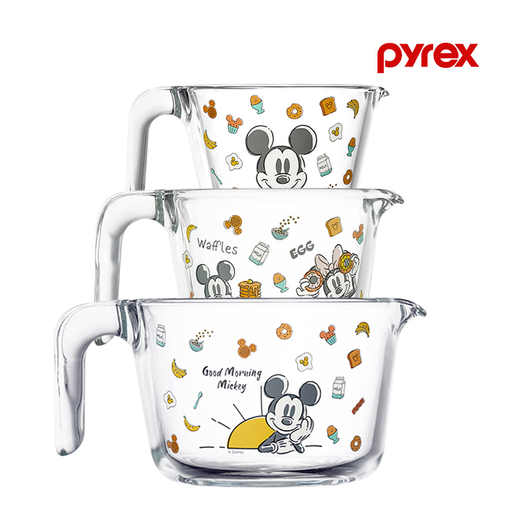 파이렉스 디즈니 계량컵 3P (250ml, 500ml, 1000ml), 단품 46,700원