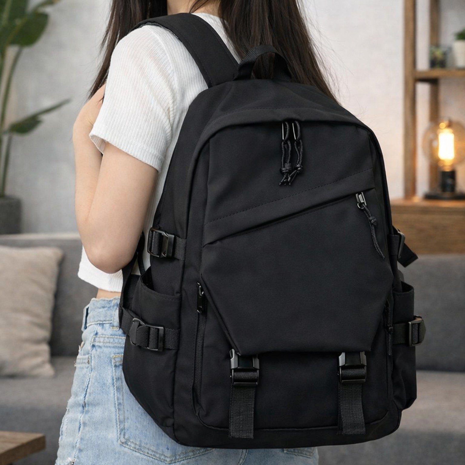 제이엘이 여행용 백팩 남녀공용 대용량 방수 20,900원