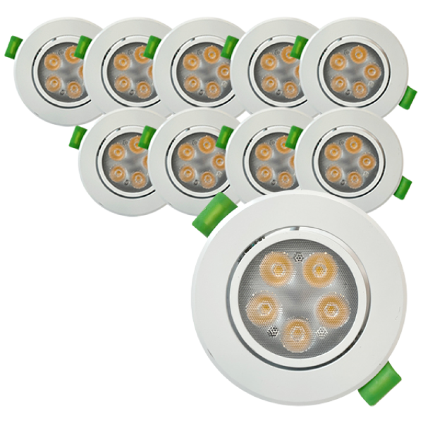 SKD LED 3인치 할로겐 램프 5W (일체형) 각도조절 매입등 매립등, 10개 39,900원