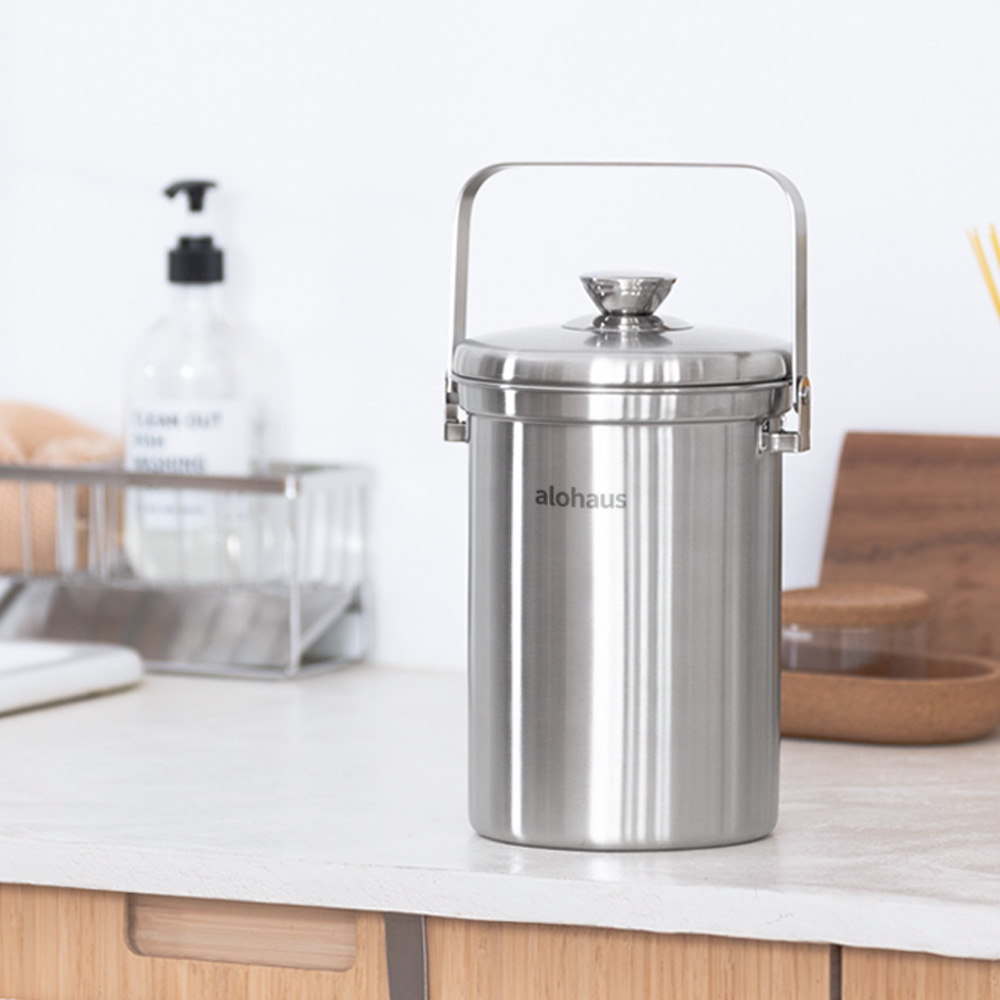 알로하우스 올스텐 304 음식물 쓰레기통 3L 30,900원