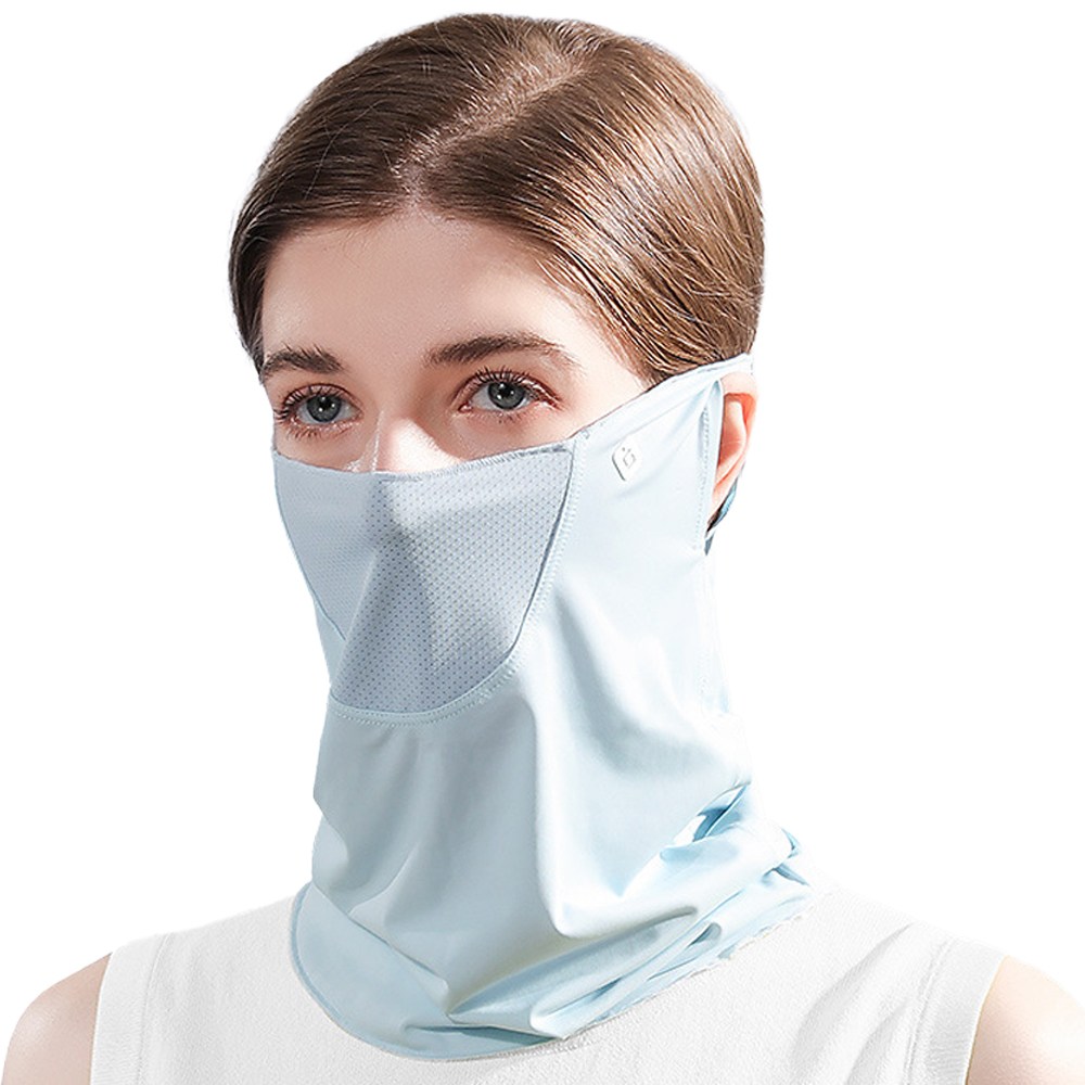 golf1004 자외선차단 냉감 아이스실크 골프 스포츠 마스크, 블루, 1개 7,900원