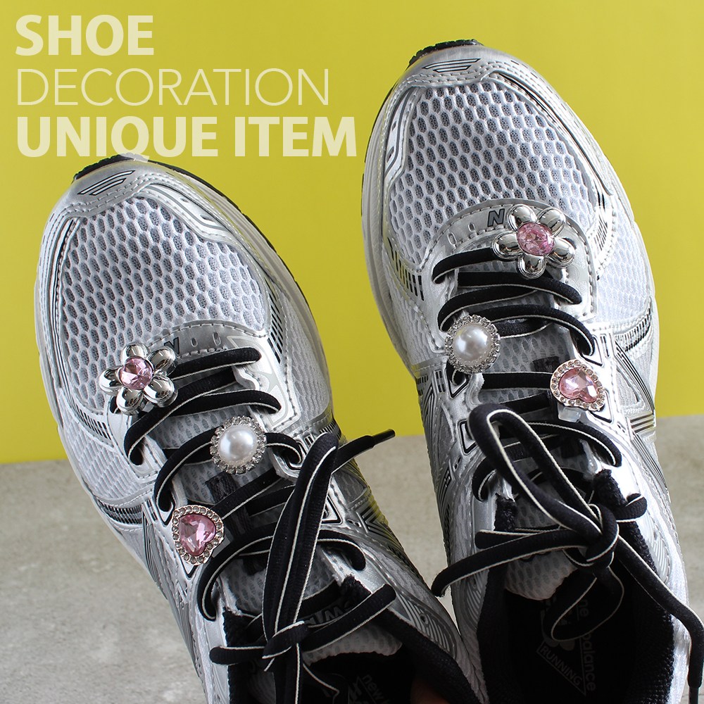 글로시꽃 4p세트 6p세트 슈참 슈즈참 신꾸 운동화꾸미기 신발꾸미기 클립형 악세사리 파츠 9,900원