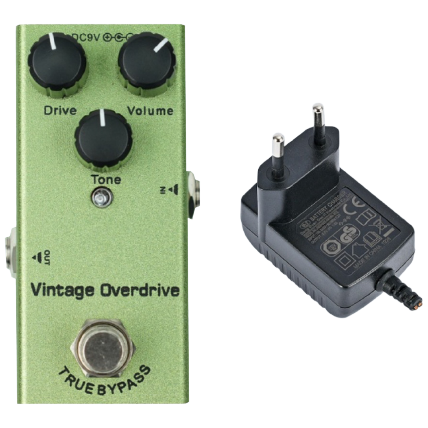 일렉기타 이펙터 빈티지 오버드라이브 어댑터 포함, 1세트, 현재가 33,000원