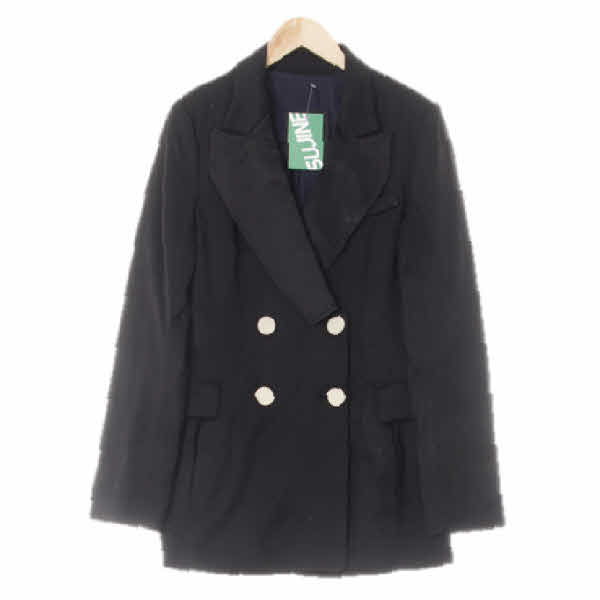 5128 o2nd 블랙 울혼방 스티치빅버튼더블슬림블레이저 [85-96-160] 51,600원