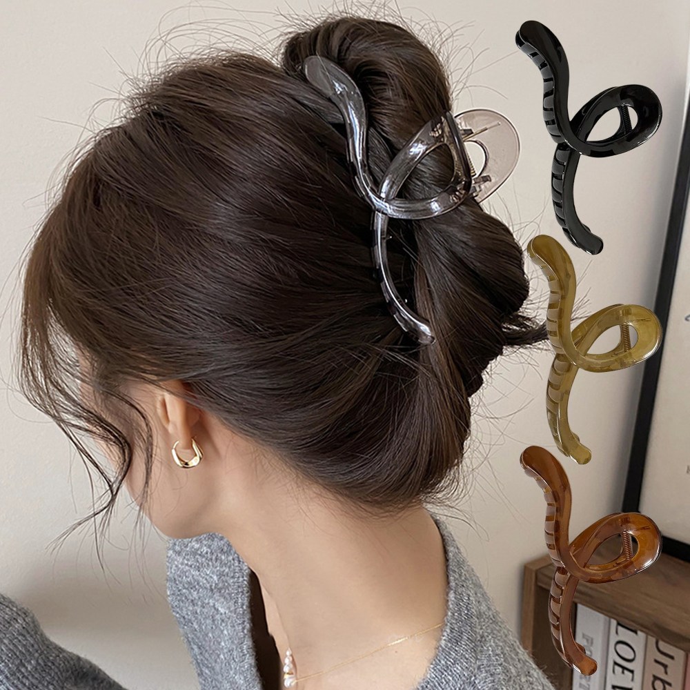 나엘 픽스지오 올림머리 헤어집게핀 4종세트 7,400원