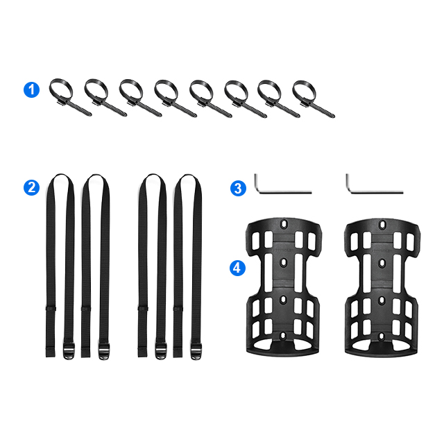 NEWBOLER 2024 휴대용 방수 자전거 포크 백, 5L 가방, 전기 스쿠터 프론트 백 21,700원