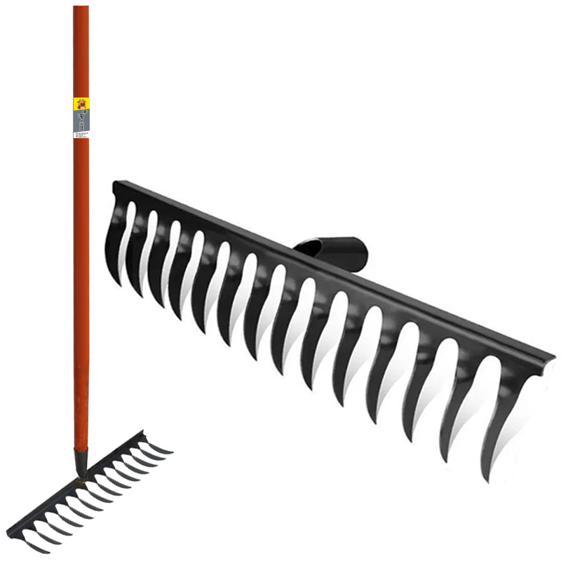 괭이 호미 레기 갈퀴 괴물레기(소)37cm+대왕자루 잡초제거 곡괭이 쟁기 쇠스랑 텃밭작업, 1개 13,900원