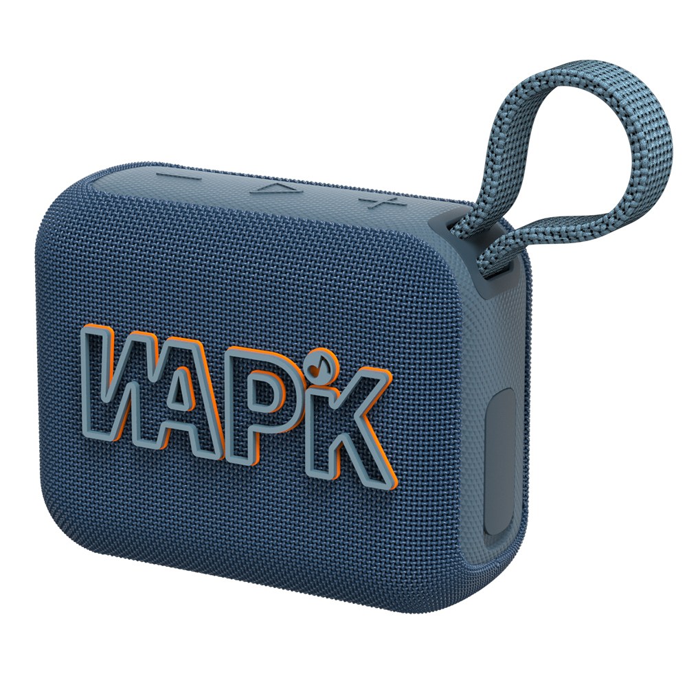 와피크 무선 미니 블루투스 스피커 휴대용 캠핑용 고음질 IPX7 방수, 블루, AERO5 104,900원