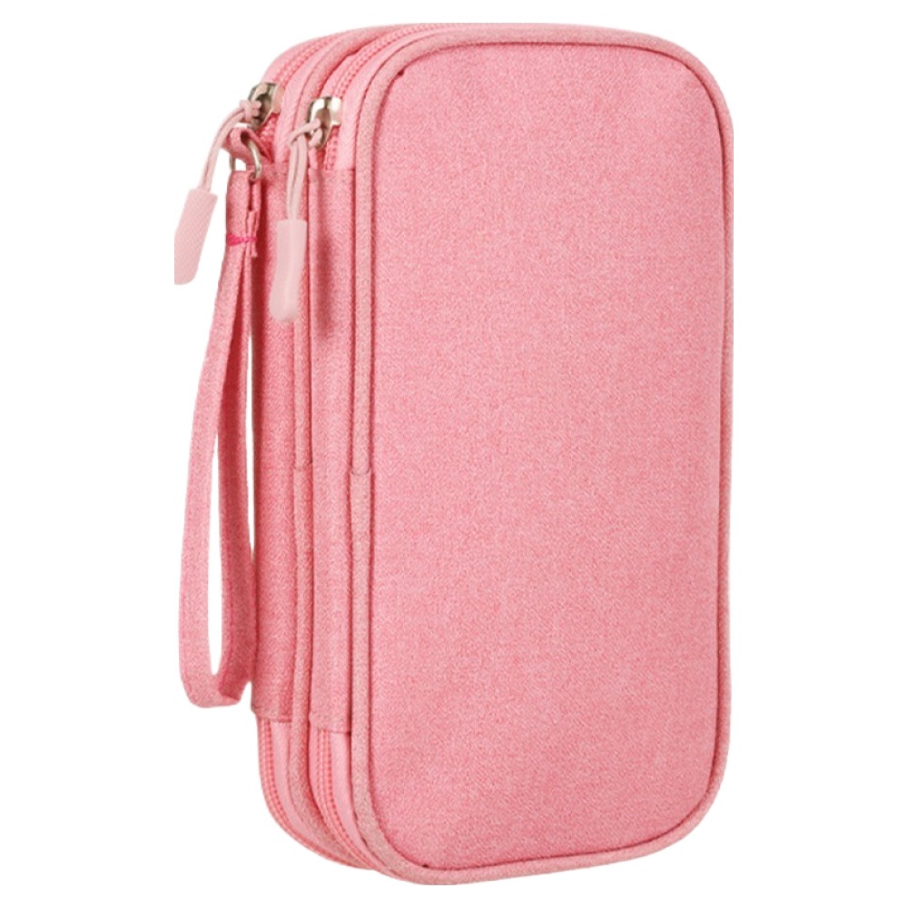 KODACHIEF 보조배터리 멀티 수납 전자기기 심플 핸드폰 울트라 휴대용 이어폰 케이스 라지 더블 21 x 12.5 x 6.5 cm 12,300원