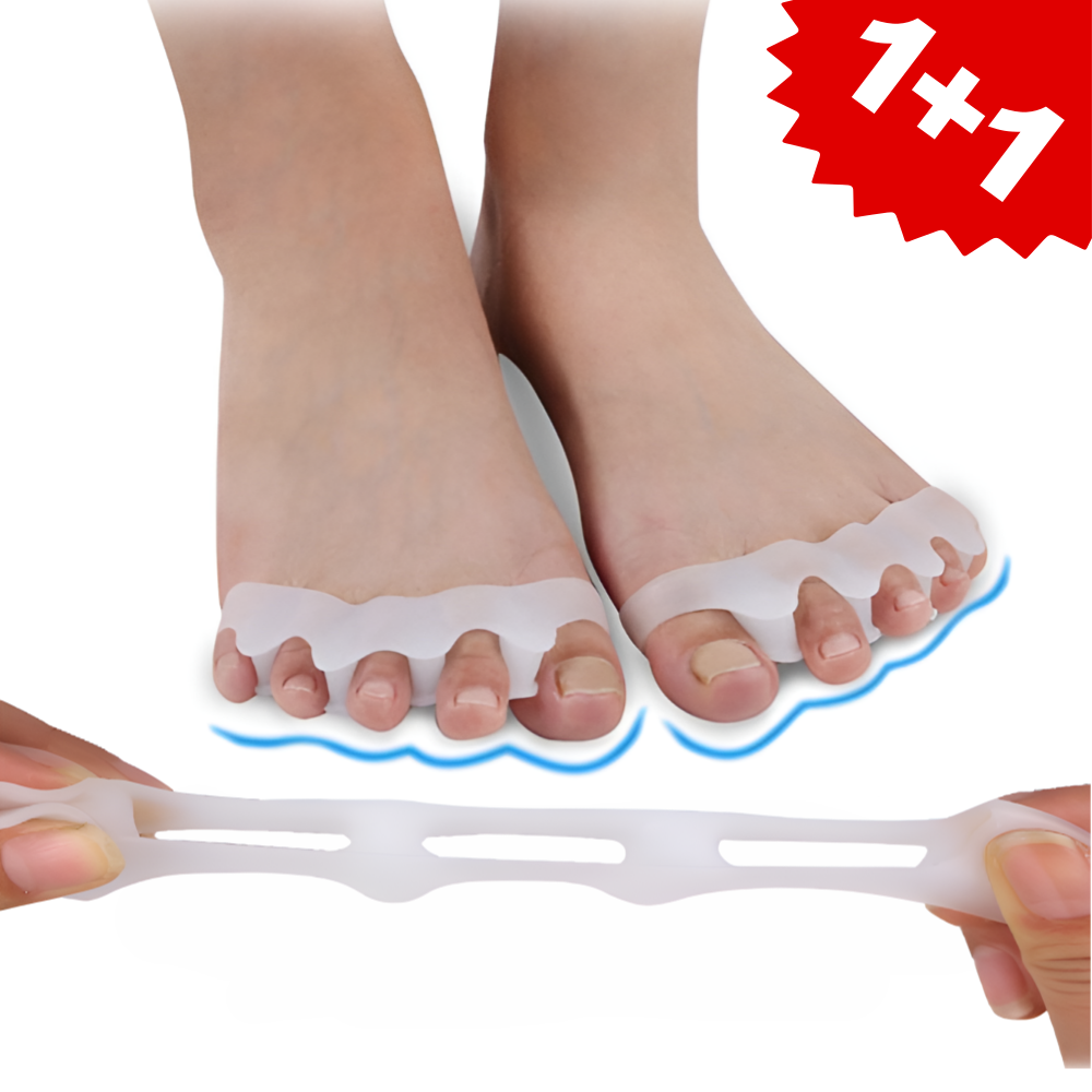 린델 1+1 실리콘 다섯 발가락 교정기 링 오른발 왼발 2SET(4P) 무지외반 벌리개 스트레칭 쓸림 물집 방지 6,800원