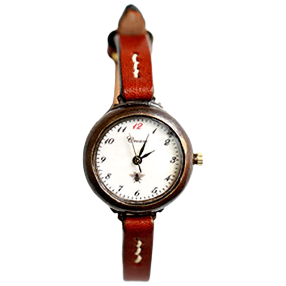 메탈엣린넨 핸드메이드 가죽밴드 여성 손목시계 UnniS 170,000원