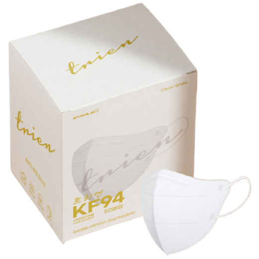 트리엔 에버렉스 새부리형 마스크 kf94 대형 50매 개별포장 숨쉬기 편한 마스크 황사 방역, 클린 화이트, 1개, 50매입 16,000원