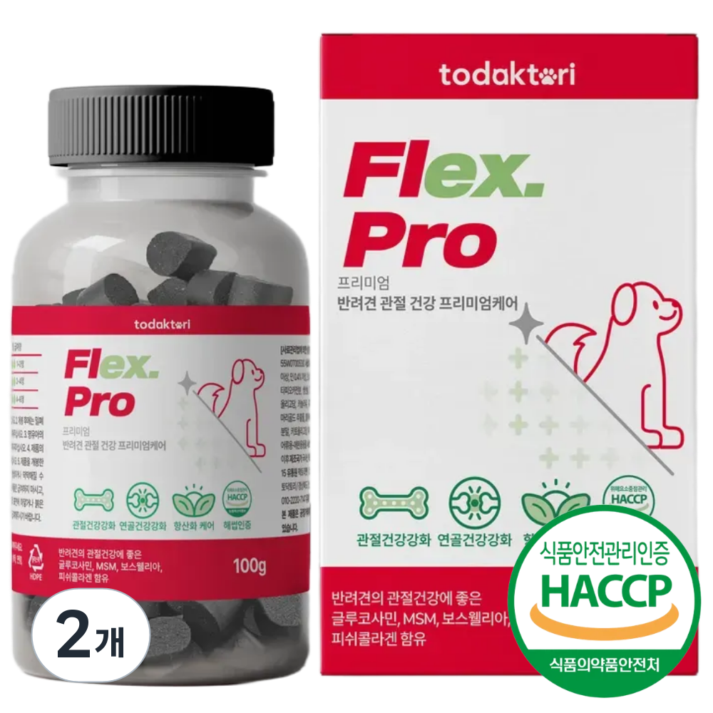 토닥토리 강아지 관절 영양제  관절건강 슬개골 연골관리 간식형 전견종 35,900원