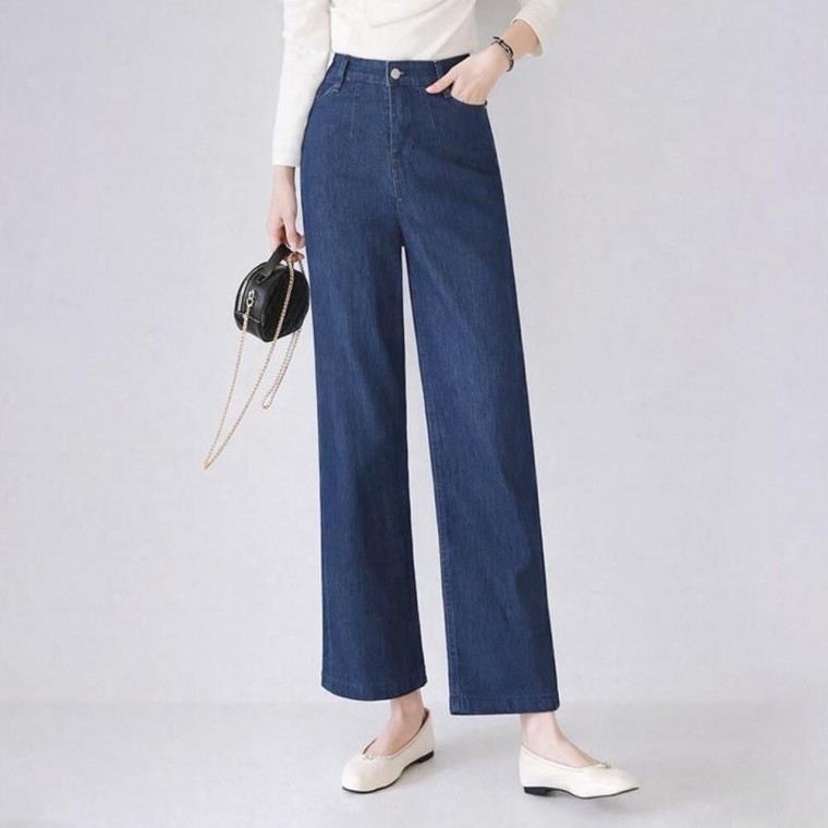 세련된무드 캐주얼바지 데일리 여성 와이드 데님팬츠 23,340원