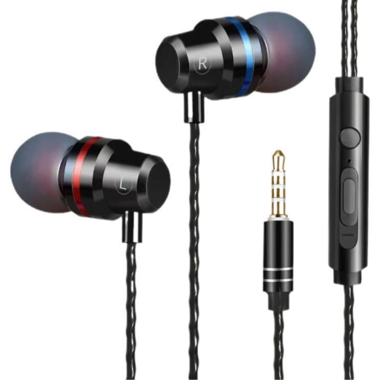 KODACHIEF 고급 유선 이어폰 3.5포트 2m, 단일상품, 블랙 5,100원