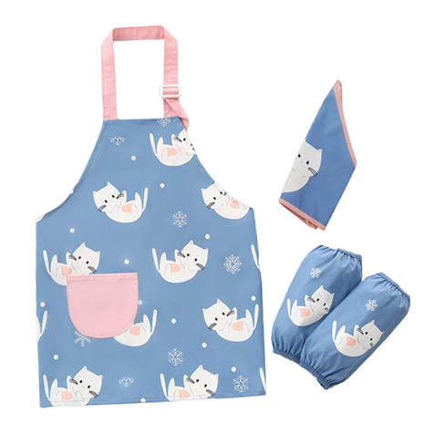 날씨요정 앞치마세트 두건 팔토시 미술가운 12,800원