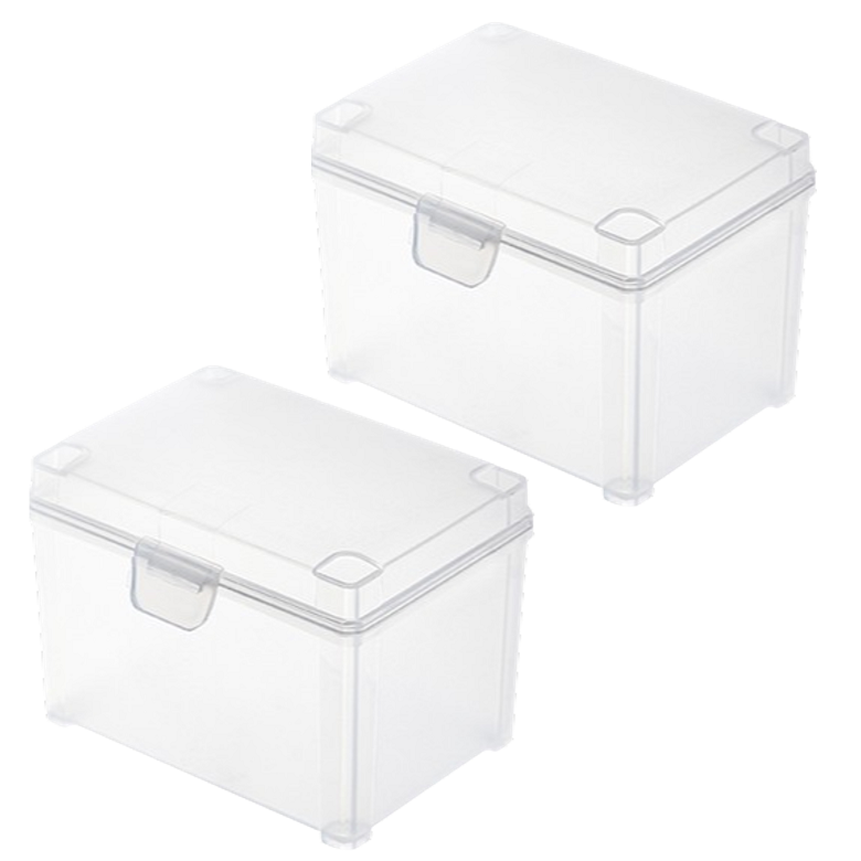 BenF Case 쌓기 보관함 포카 포토 카드 사진 머리끈 테이프 실 바늘 반지 고리 사무 용품 클립 미니 반투명 다용도 포장통 포카통 보관통 소품통 수납함 정리함 소품함 케이스 5,790원