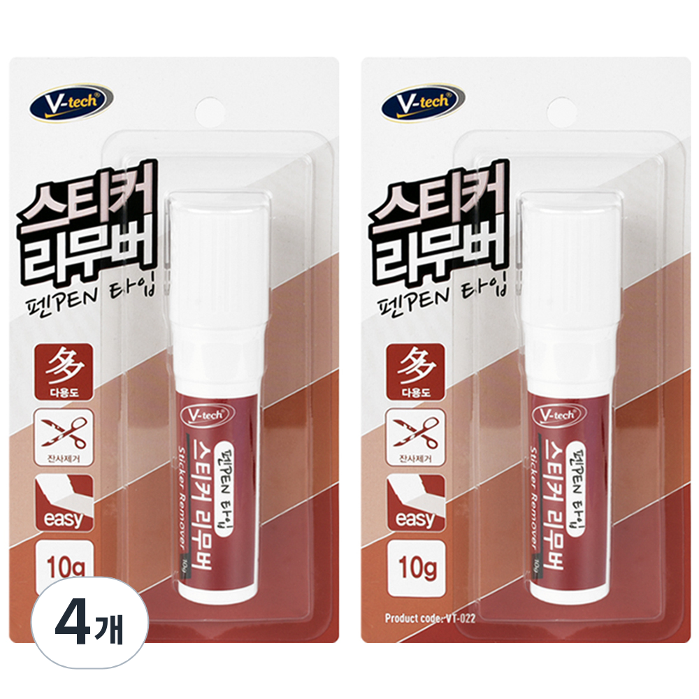 Vtech 스티커 제거제 펜타입, 4개 10,790원