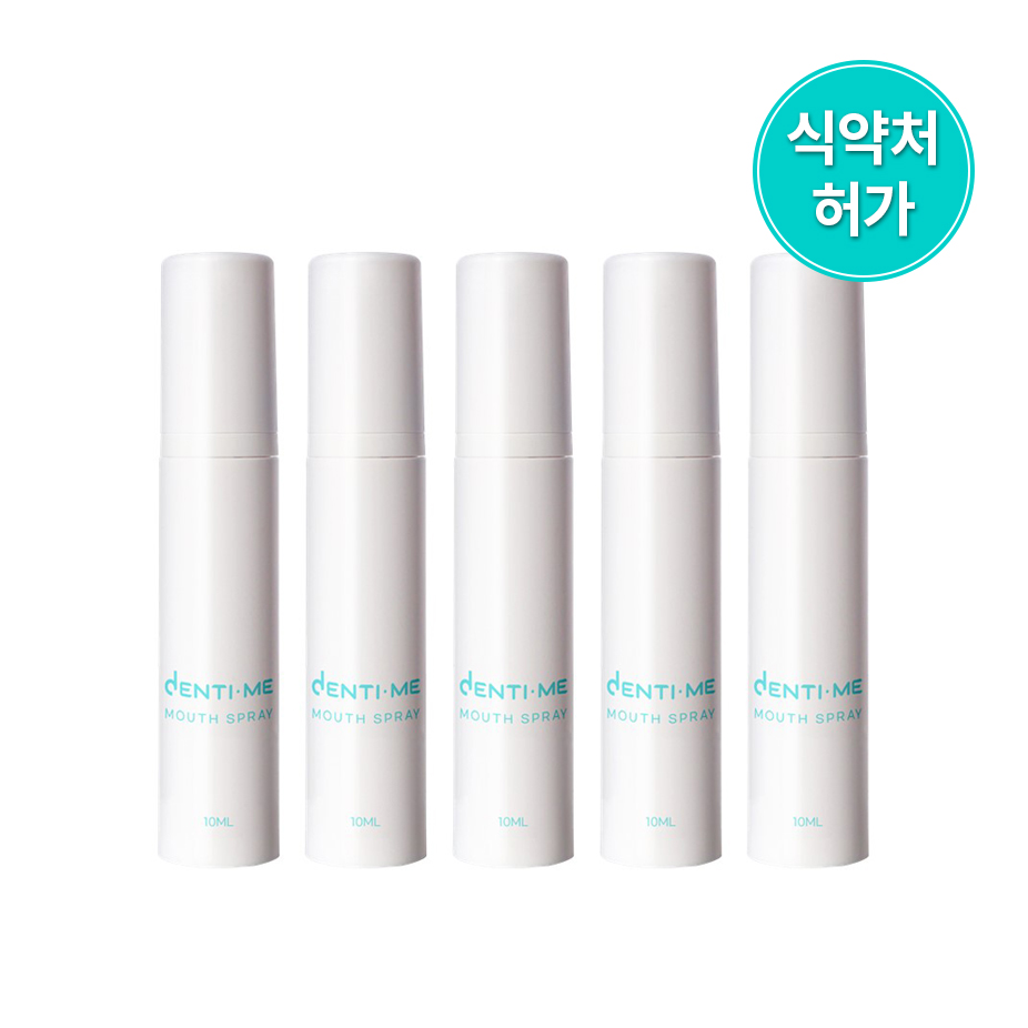 덴티미 무알콜 구강스프레이, 5개, 10ml 28,600원
