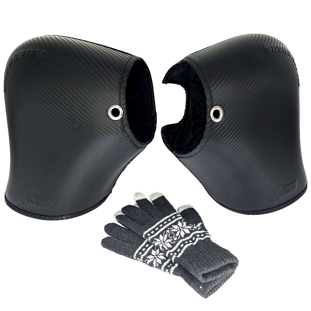 오토바이 카본 방한토시 일반형+터치장갑 세트 방수 겨울장갑 배달대행 85,000원