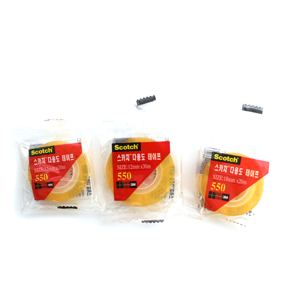 3M 스카치 다용도 테이프 리필 12mmX30m 3,700원