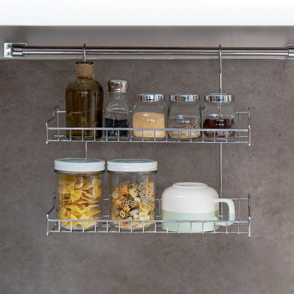 스텐팩토리 걸이형 랙 싱크선반, 2단, 실버, 1개 13,900원