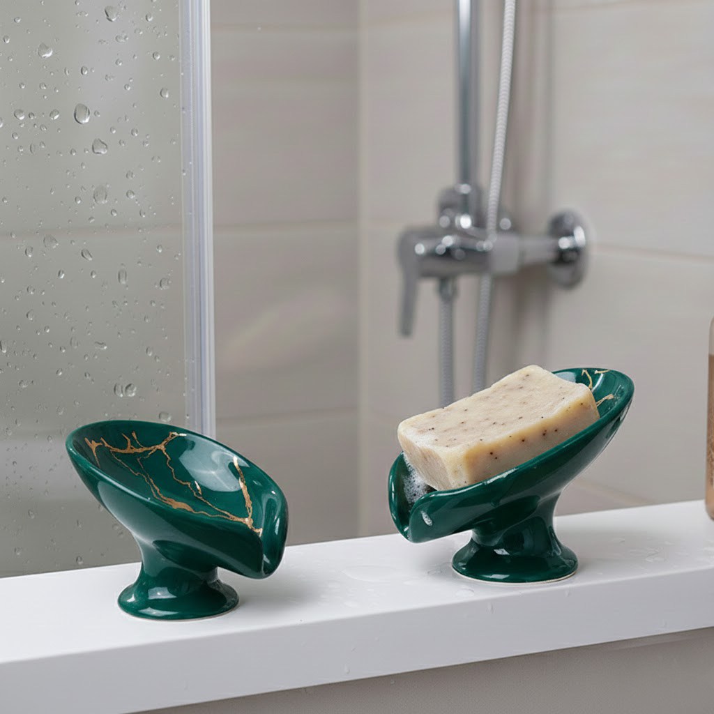 Ecolive 세라믹 나무잎 모양 비누 받침대 7,120원