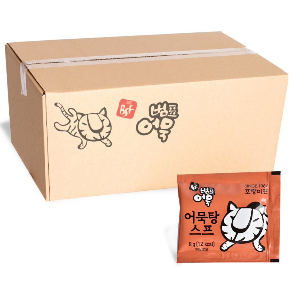 범표어묵 부산어묵 멸치 어묵탕 스프 1박스 8gx500봉, 8g, 500개 89,000원