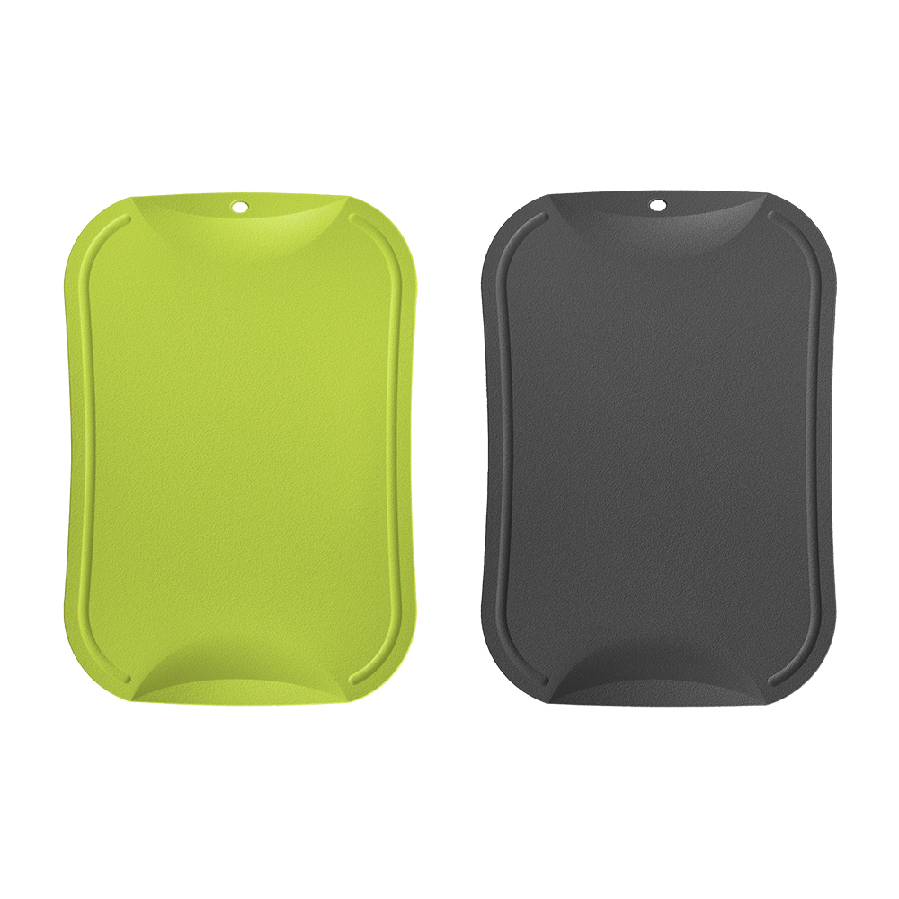 도블레 칼집 안나는 도마 2종 세트, 연두 + 차콜, 1세트 28,800원