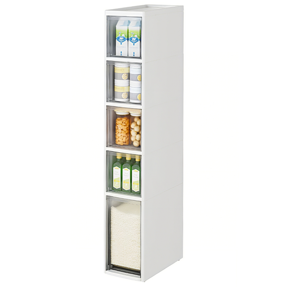 틈새수납장 폭좁은 다용도 거실 주방 이동식 슬림 미니 서랍장 수납장 63,900원