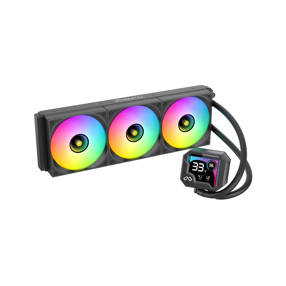 MAXTILL MAX3000 ARGB 블랙 세그먼트 스퀘어 디스플레이 수냉쿨러 94,900원