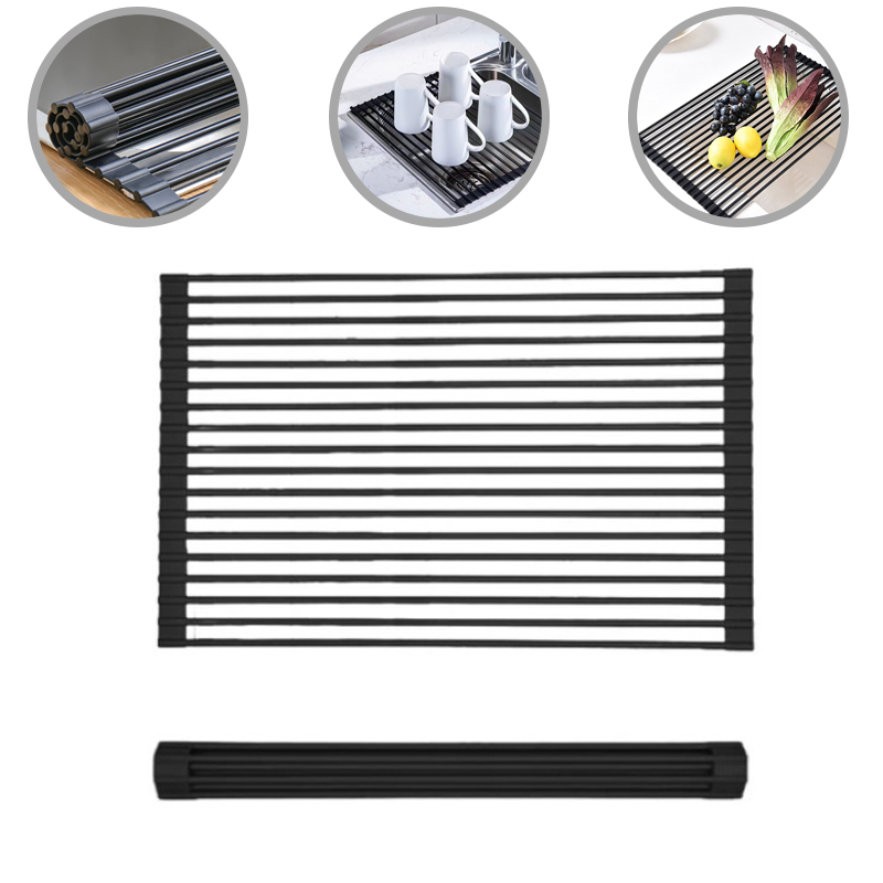 올라이이프지 실리콘 식기 롤 건조대 선반 매트 12,700원