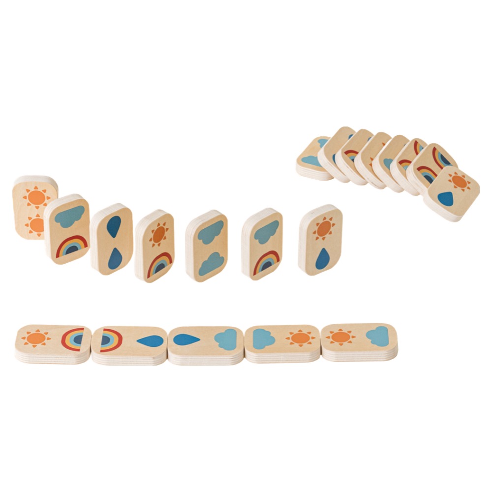 피카비 나무 도미노 원목 도미노 나무 블럭 놀이, 1개 18,760원