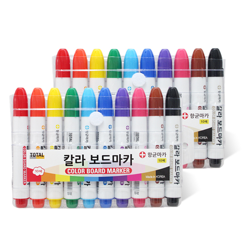 토탈하얀칠판 칼라 유성 향균보드마카 12,220원