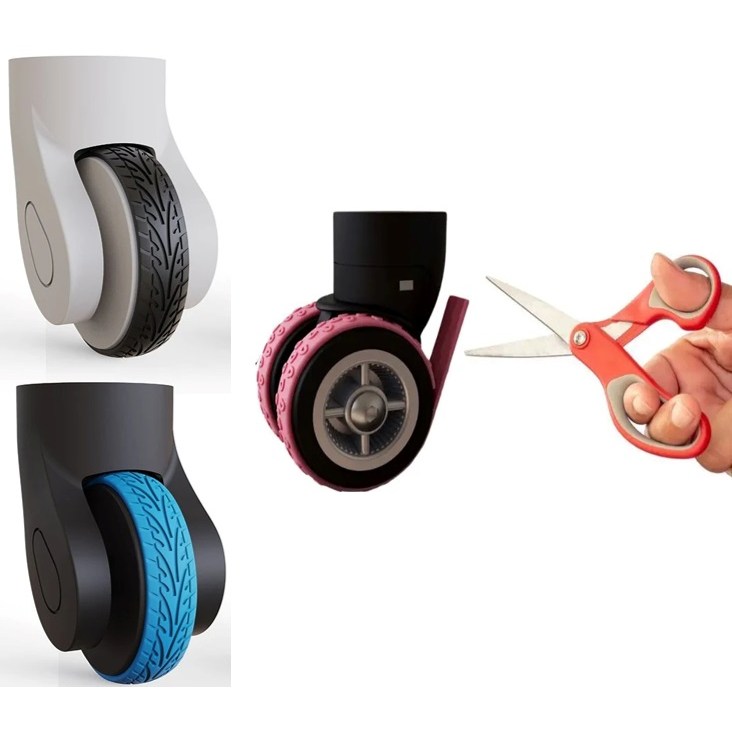 뷰웨이브 캐리어 바퀴 교체 보호 커버 여행가방 휠 덮개 싸개 소음 방지 공항 10,500원